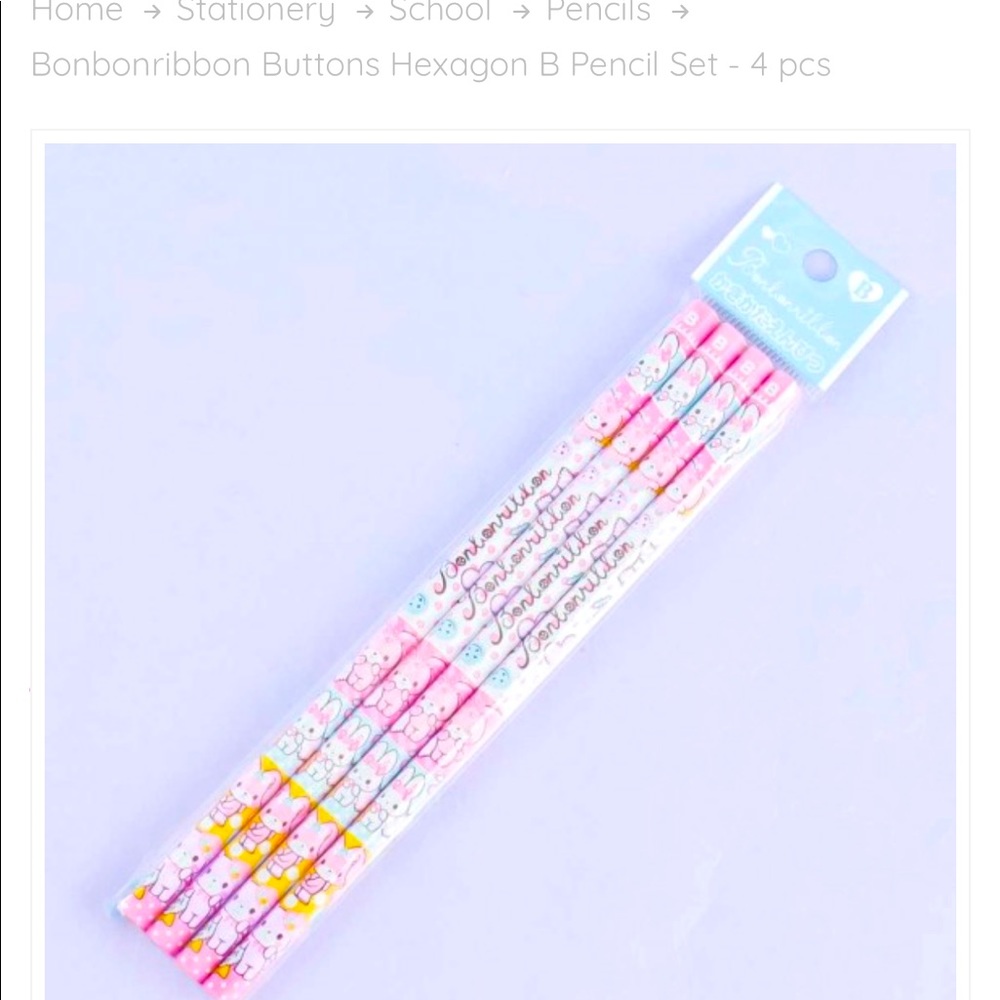 Kawaii sketching pencil set